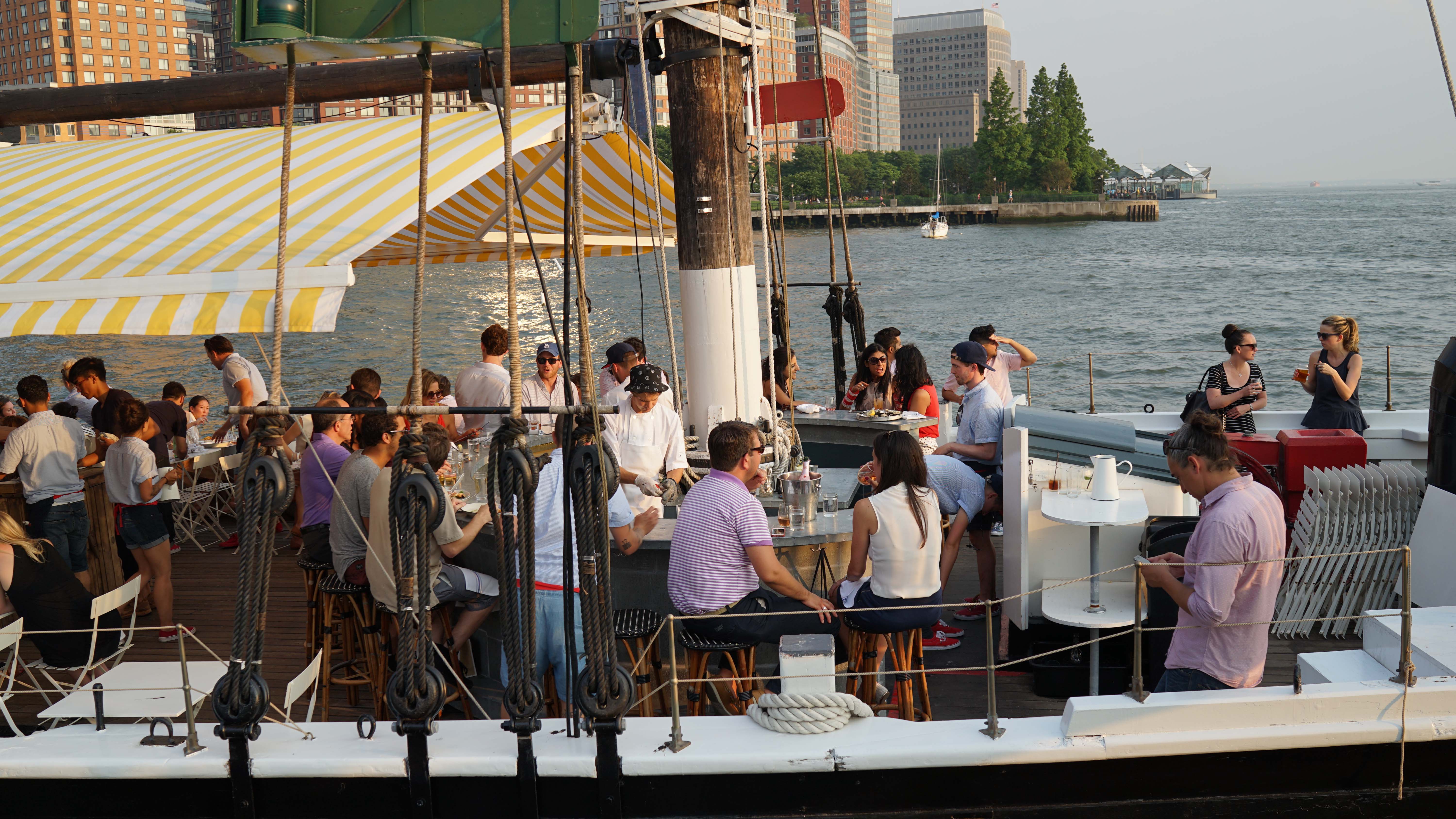 Images from Grand Banks oyster bar The Greer Journal