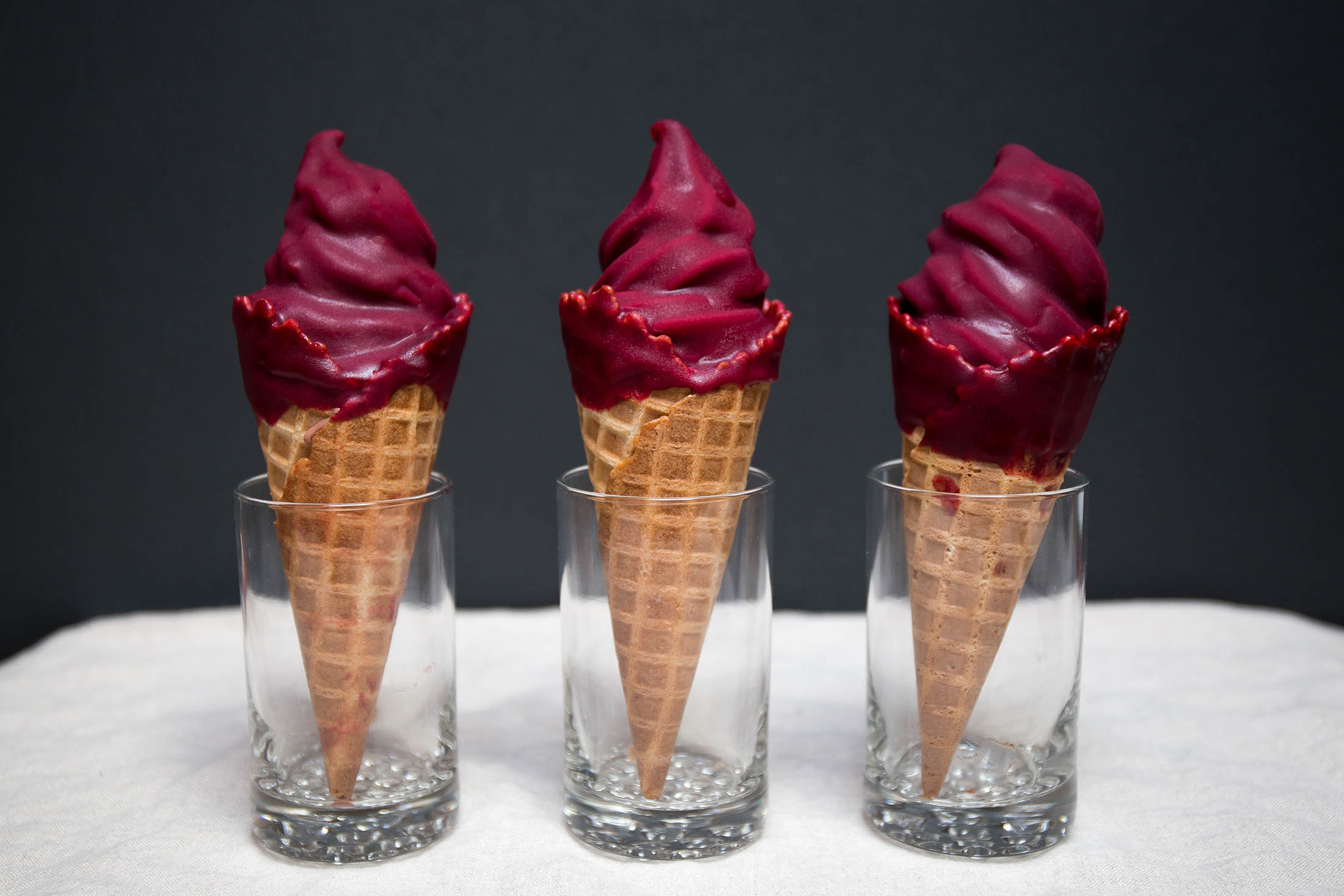 Wiz Bang Bar by Salt & Straw Oregon black raspberry cone