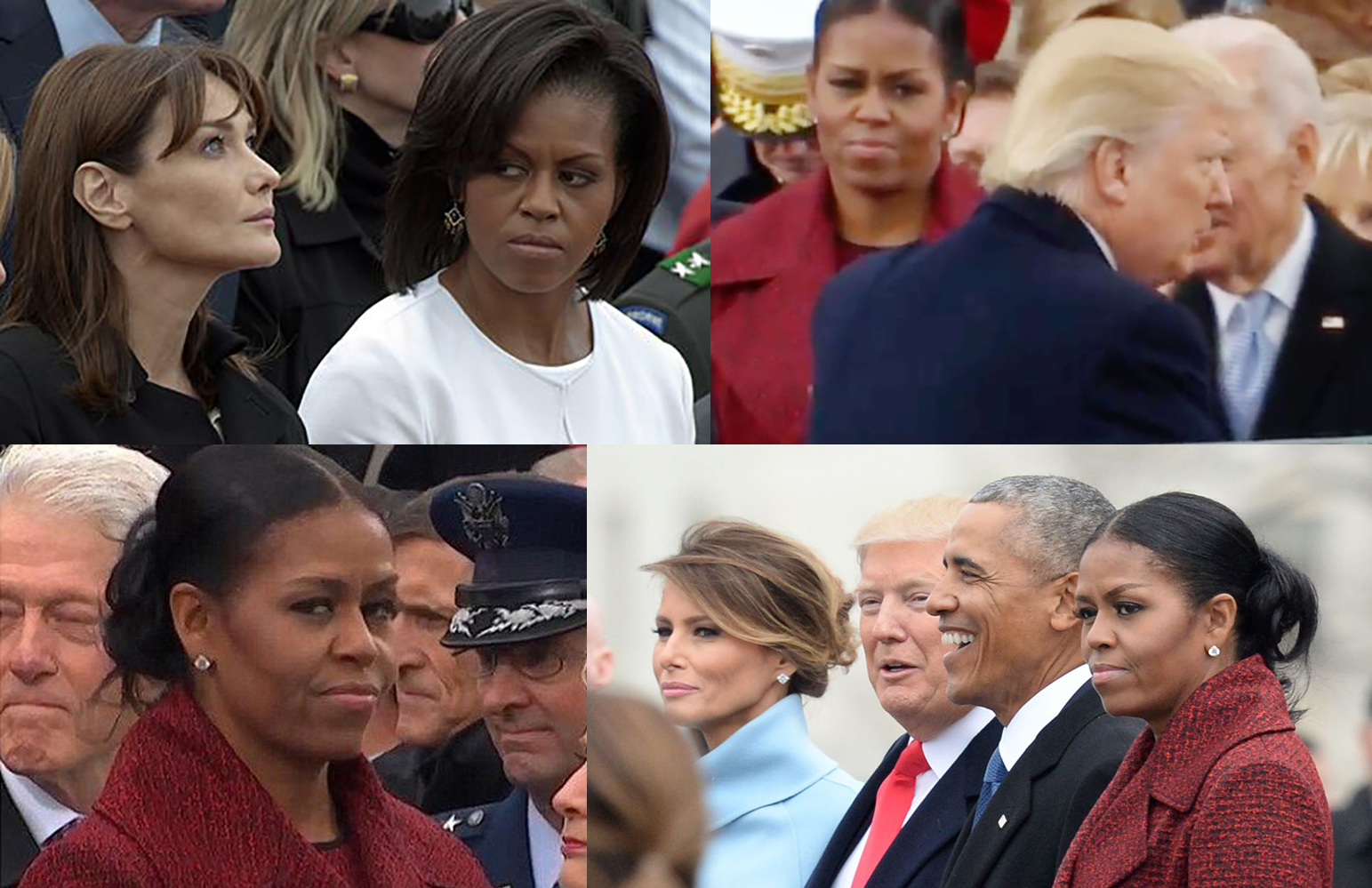 Michelle Obama Scowl Face Resting Bitch Face 